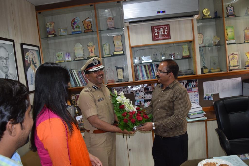 Shri Amitash Kumar (IPS) Aurangabad commissioner of police visited the Institute