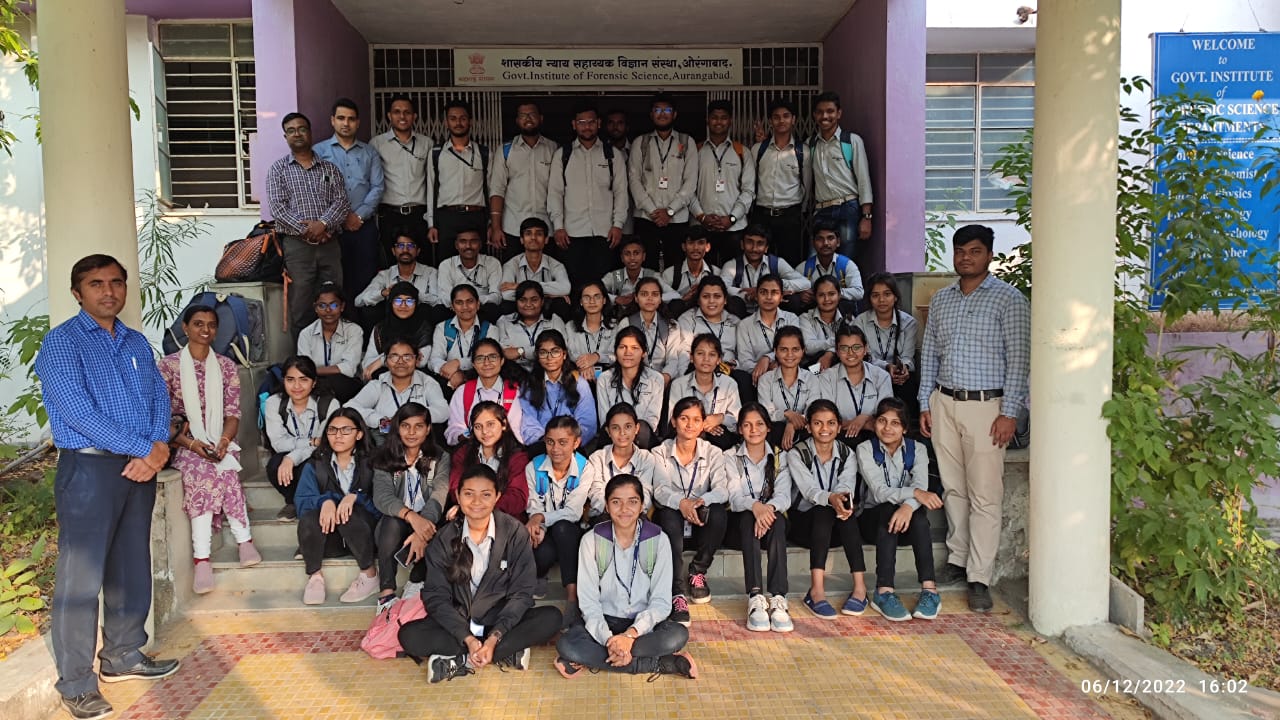 MGM University Forensic Science Students Visited to Institute