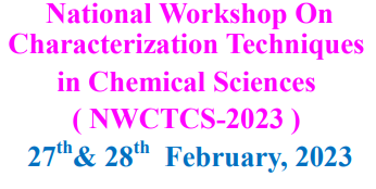 National Workshop On Characterization Techniques in Chemical Sciences