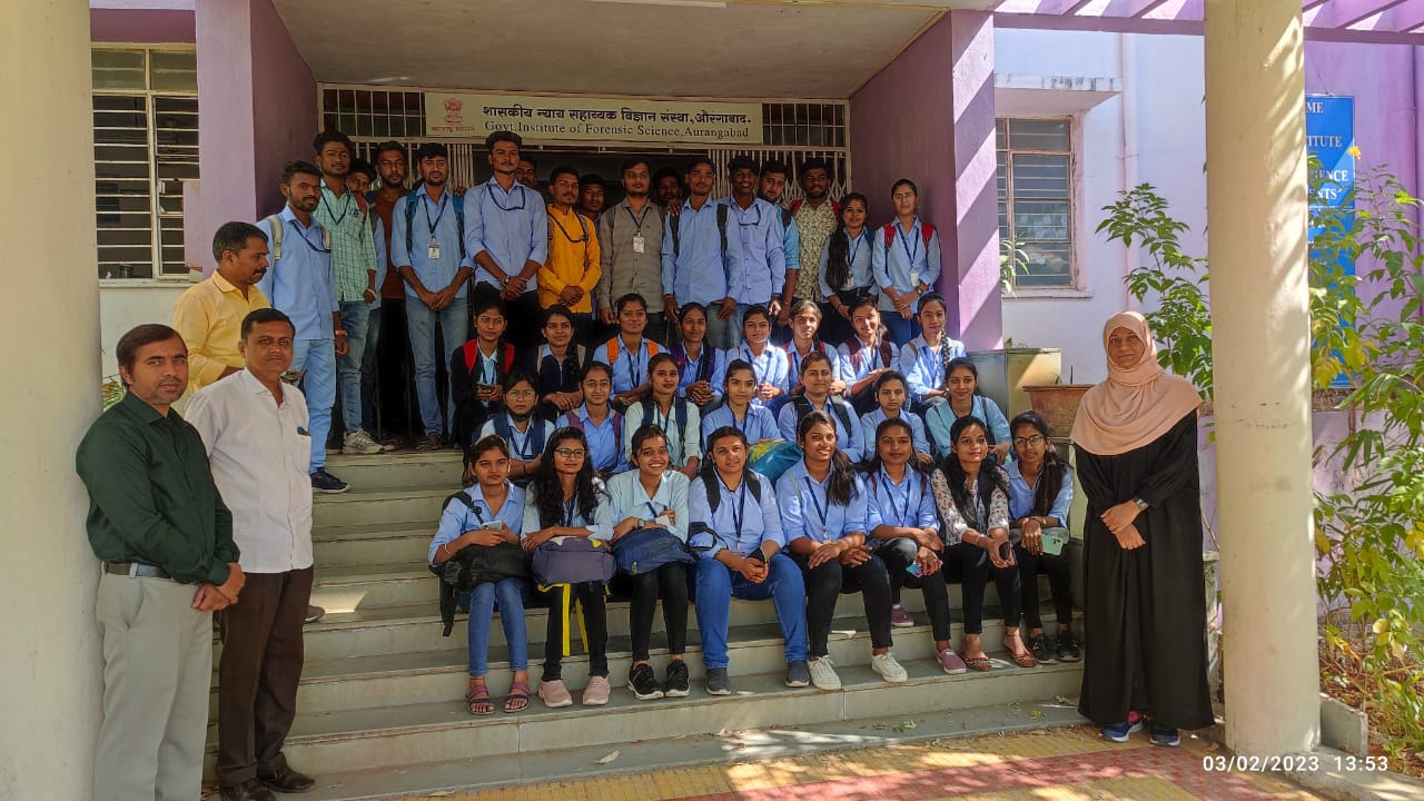 Vivekanad College,Aurangabad  Students visited to Institute