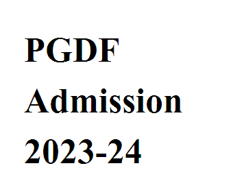Post Graduate Diploma in Forensic Science & Related Laws  ADMISSION LIST